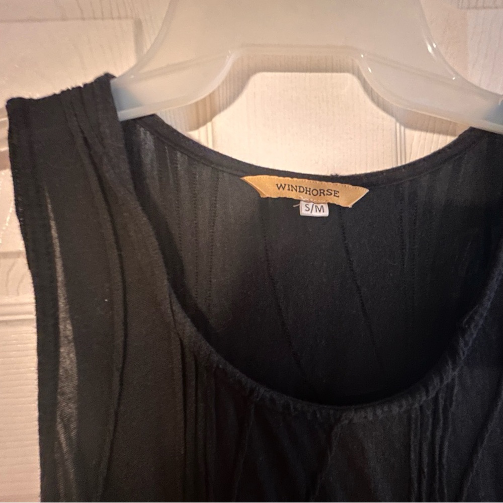 Black Sleeveless Women's Dress